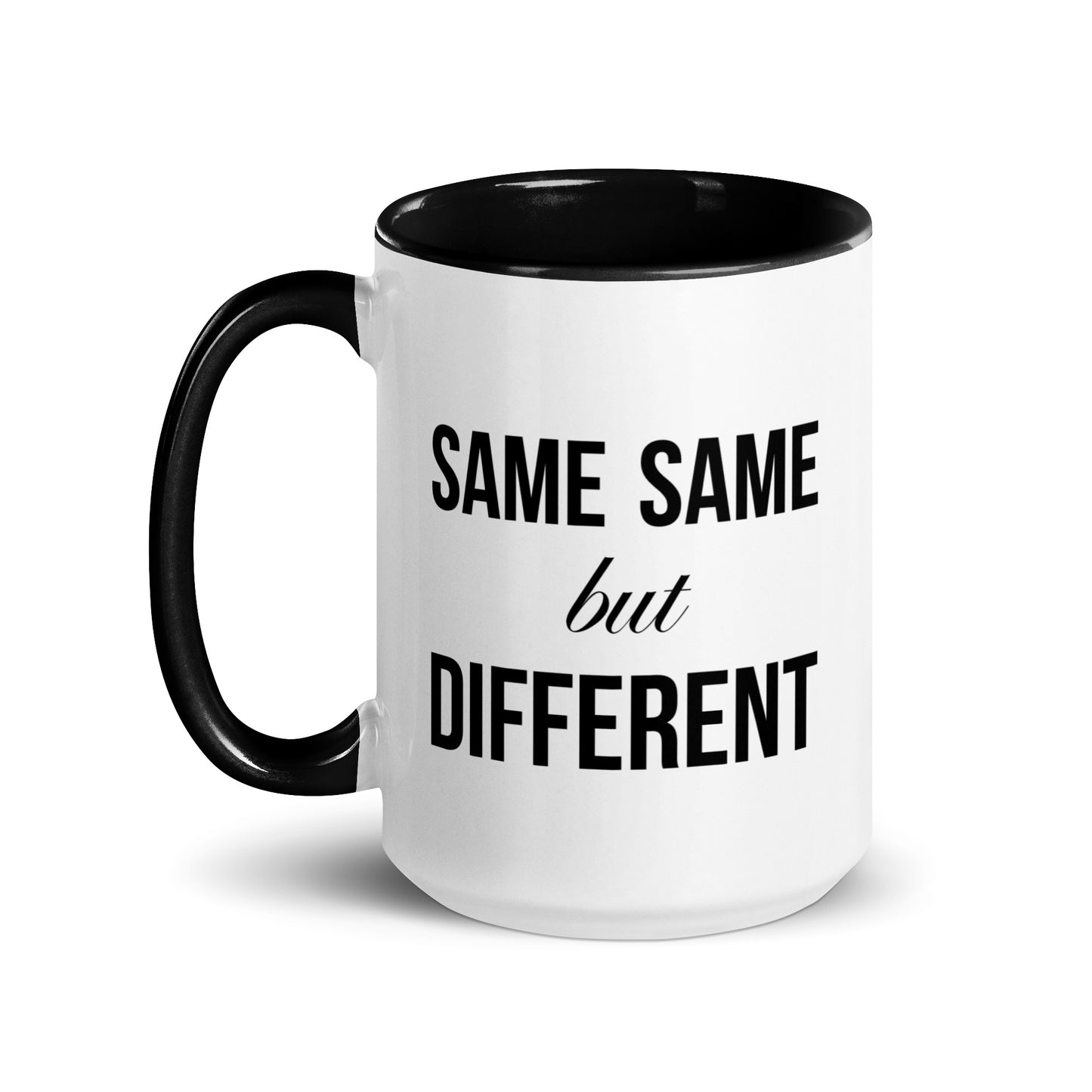 Same Same but Different Mug with Color Inside