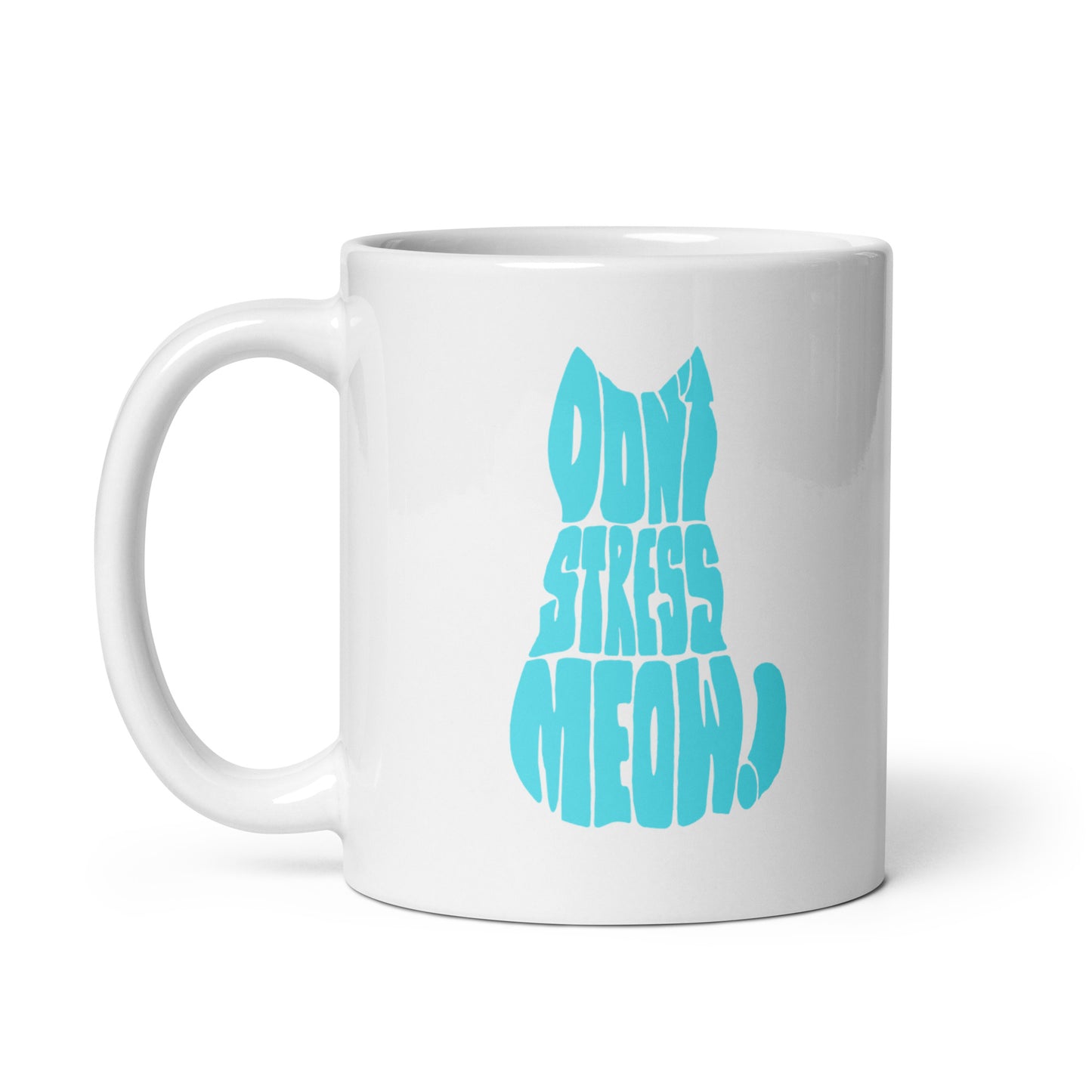 Cat mug, Don't Stress Meow, Cute Cat Mug