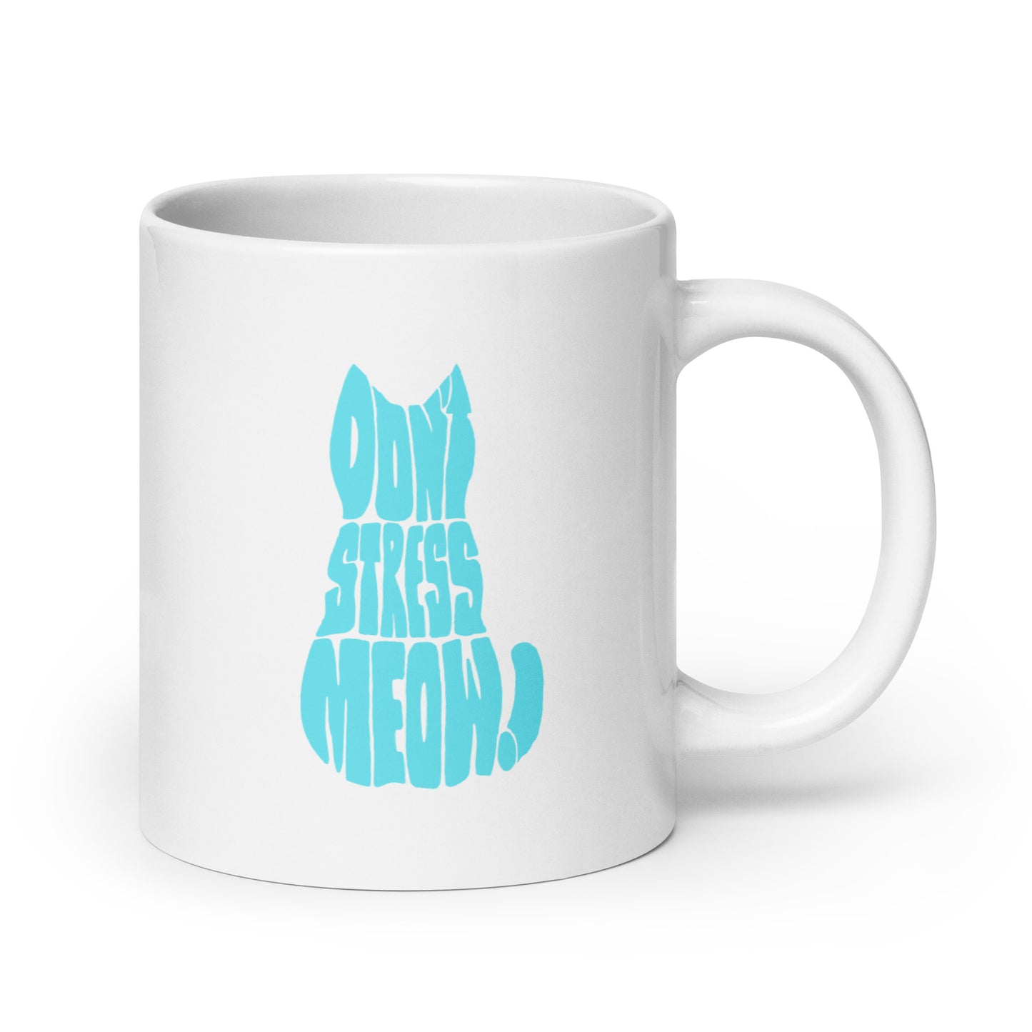 Cat mug, Don't Stress Meow, Cute Cat Mug
